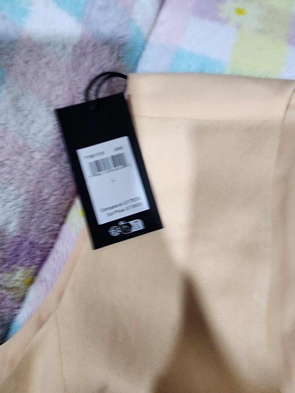 7 For All Mankind Sleeveless Tan-beige Button Front Vest New L - Picture 4 of 7